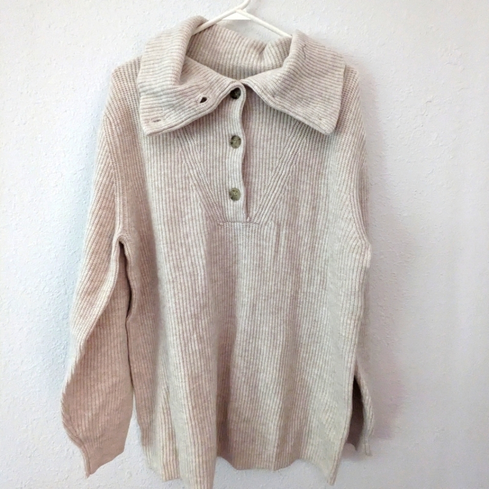 Maternity Sonoma Goods For Life® Nursing Henley Sweaterby Sonoma Goods For Life